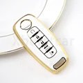 5 button white cover