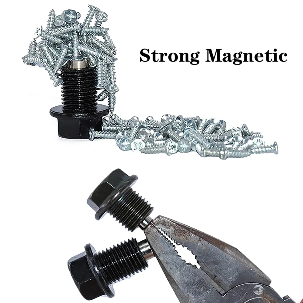 Tapón magnético de vaciado de aceite M12/M14/M24 para coche - imagen 4
