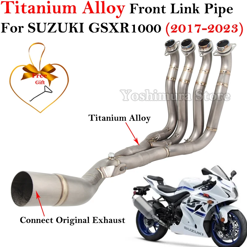 Tubo de escape de titanio Suzuki GSX-R1000 2017-2023