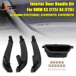 BMW 51417250307 manija de puerta interior negra para X3 F25 X4 F26