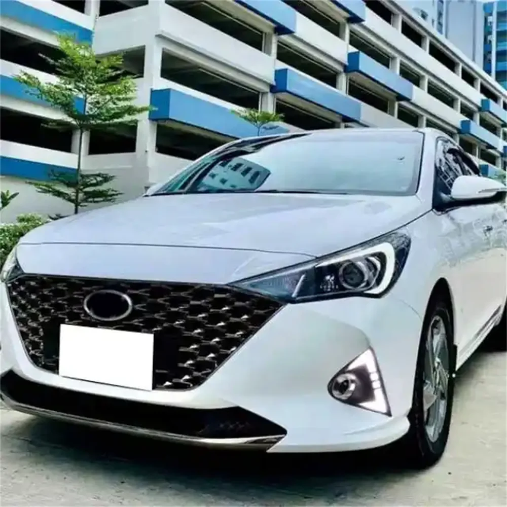 Luz diurna LED DRL Hyundai Accent Solaris Verna 2021 - imagen 2