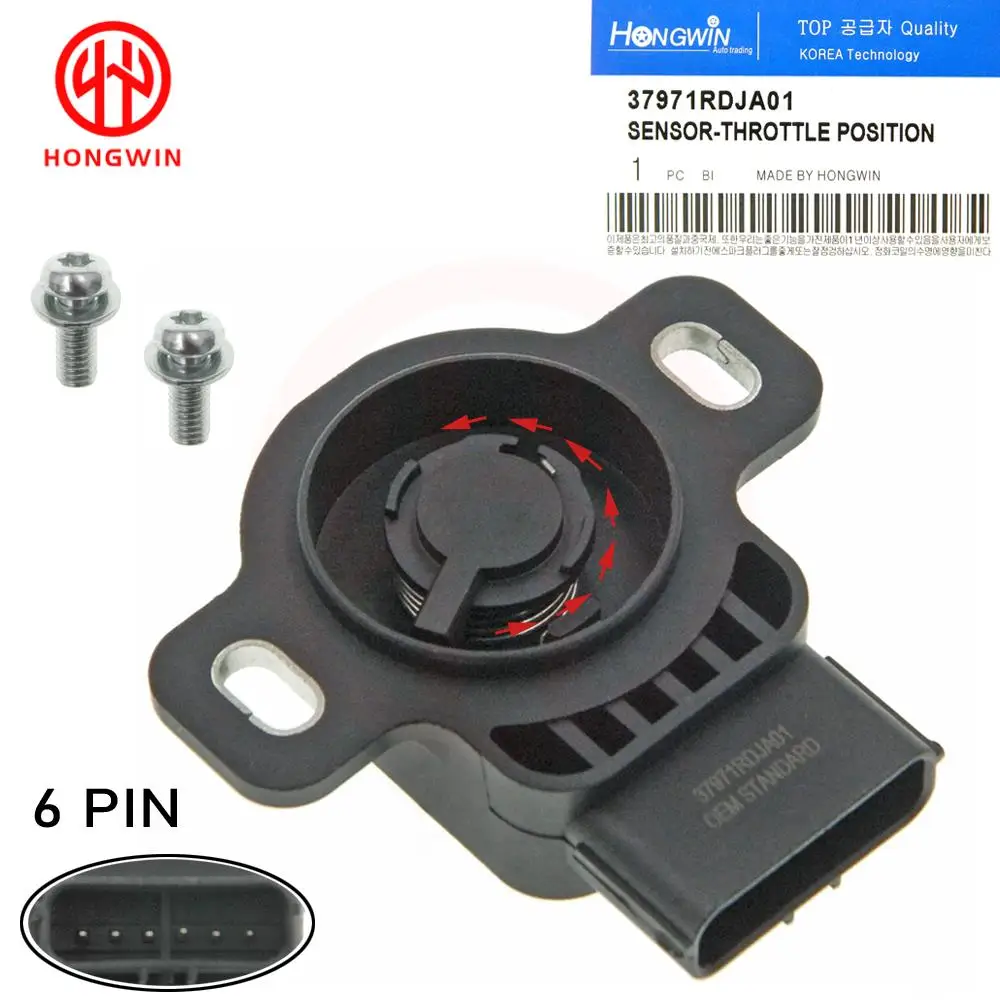 Sensor de posición del acelerador 37971RBB003 para Acura y Honda