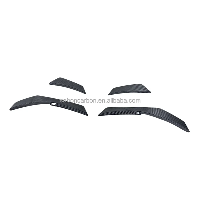 Canards delanteros de fibra de carbono para Audi R8 V10 2017-2019 - imagen 5
