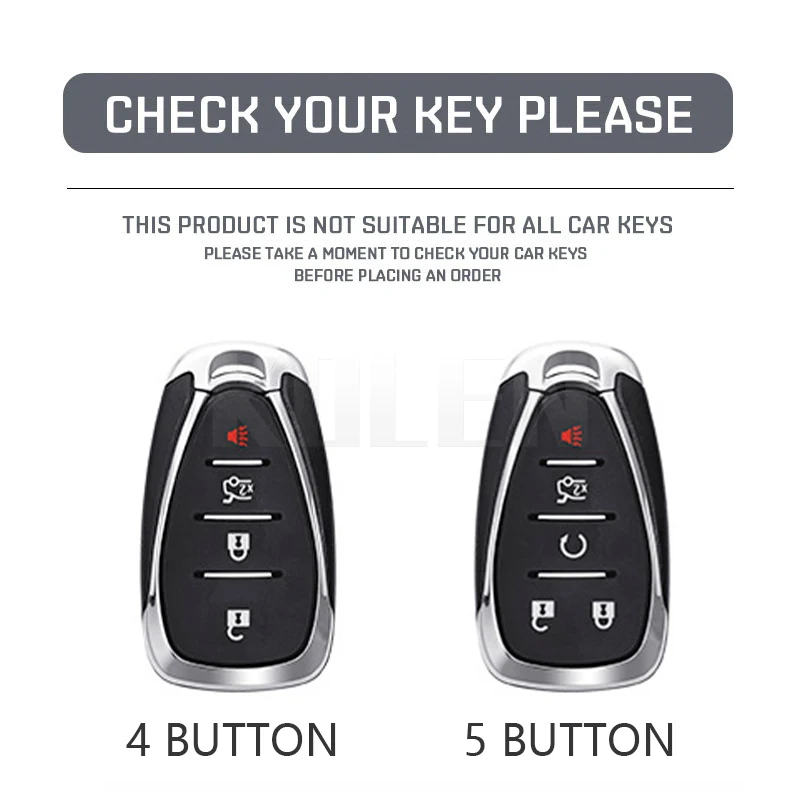 Funda de TPU negra para llave remota Chevrolet