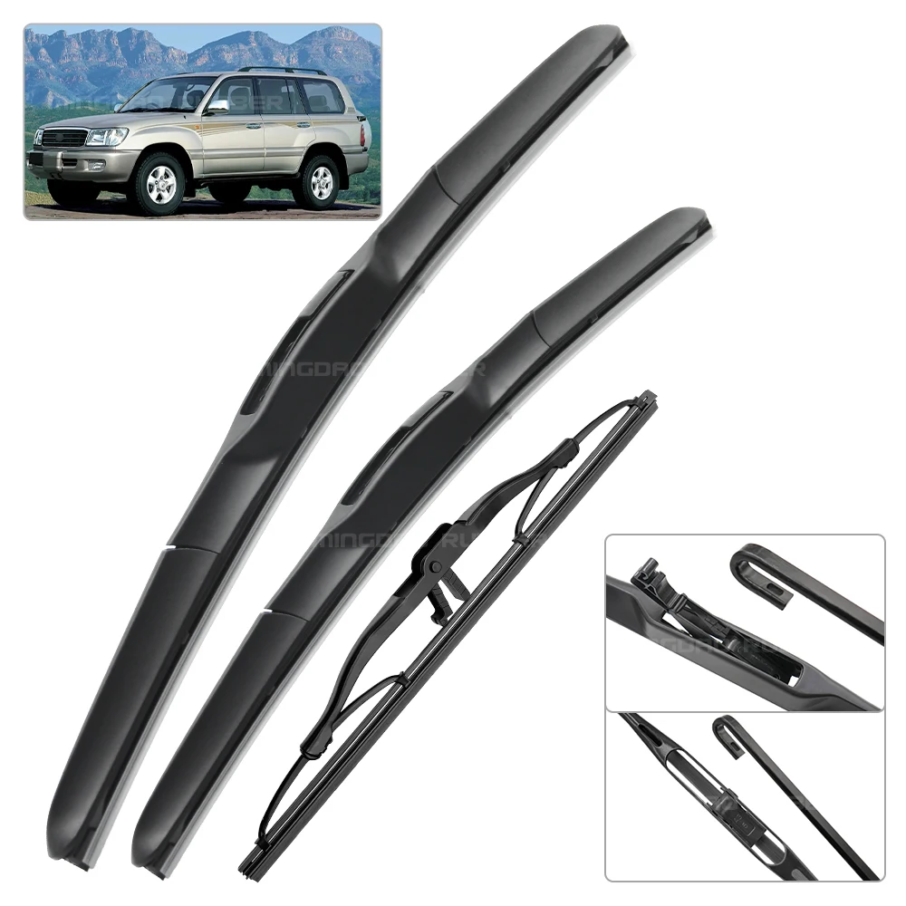 Kit limpiaparabrisas para Toyota Land Cruiser 100 J100 98-07 24/22/16 - imagen 2
