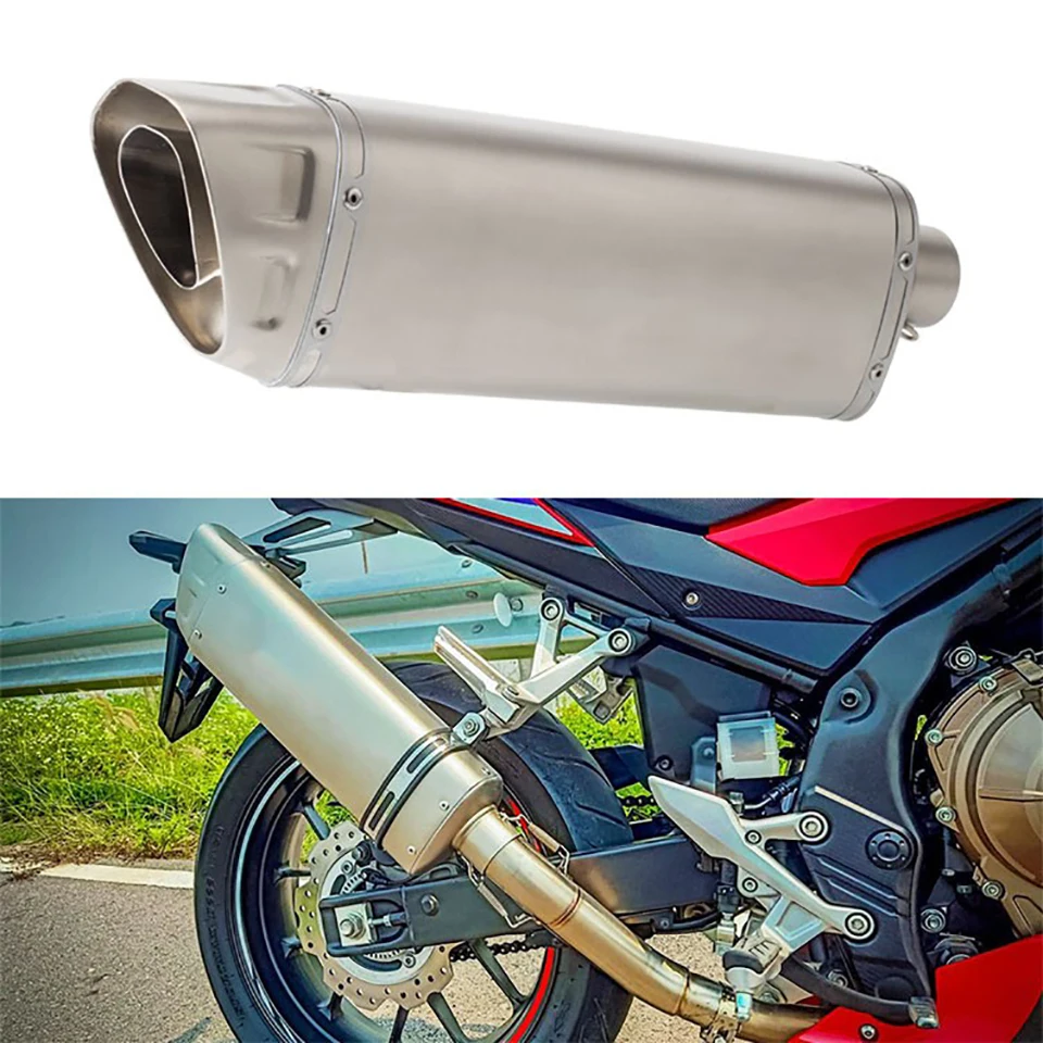 Silenciador de escape para moto compatible con ZX-14R, CBR650 y R1