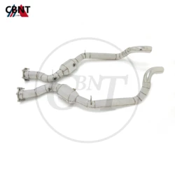 Tubo de escape CBNT con protector térmico para Porsche Panamera 4.8T