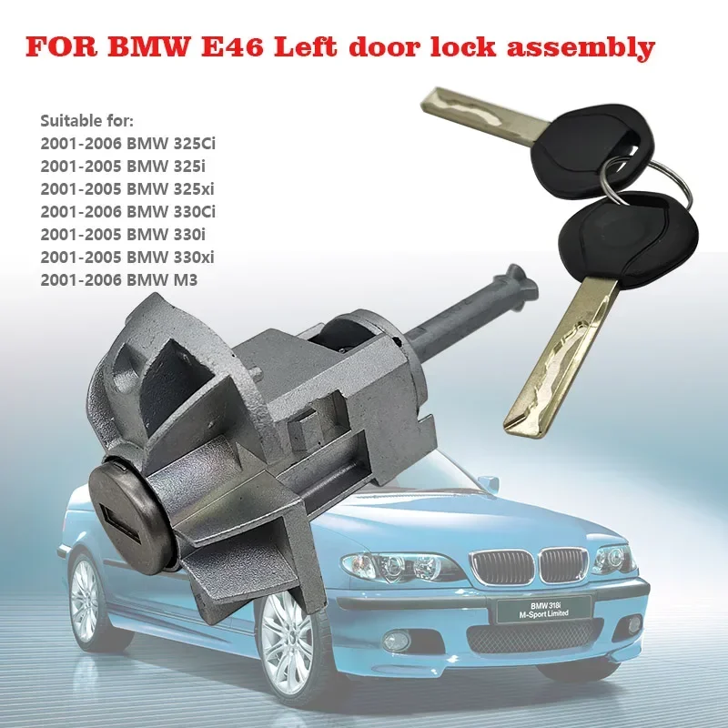51217019975 Bombín de cerradura de puerta izquierda BMW Serie 3 E46