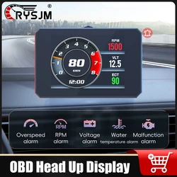 Pantalla HUD OBD2 P16: RPM, temperatura agua y velocidad km/h
