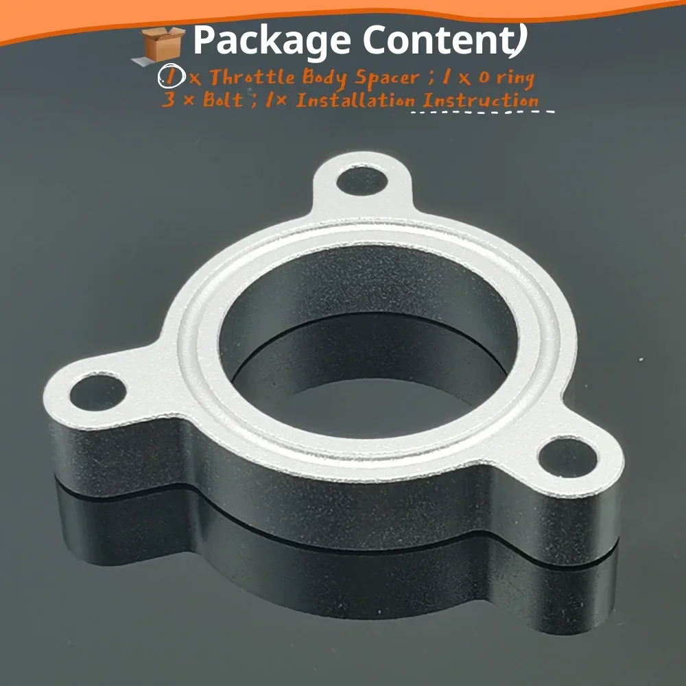 Espaciador del cuerpo del acelerador para Suzuki Hustler MR92S R06A 2020- Junta del motor Caballos de fuerza Aumento de torsión Actualización de rendimiento Cantidad (1) - imagen 5