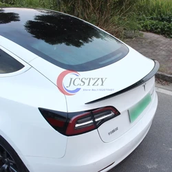Tesla Model 3 Alerón de rendimiento 2017-2023 fibra de carbono negra