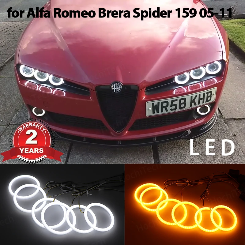 Switchback kit DRL LED doble halo para Alfa Romeo Brera Spider 159