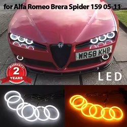 Switchback kit DRL LED doble halo para Alfa Romeo Brera Spider 159