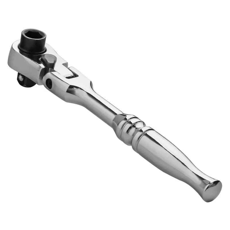 Mini llave de carraca reversible con cabeza articulada doble - imagen 5
