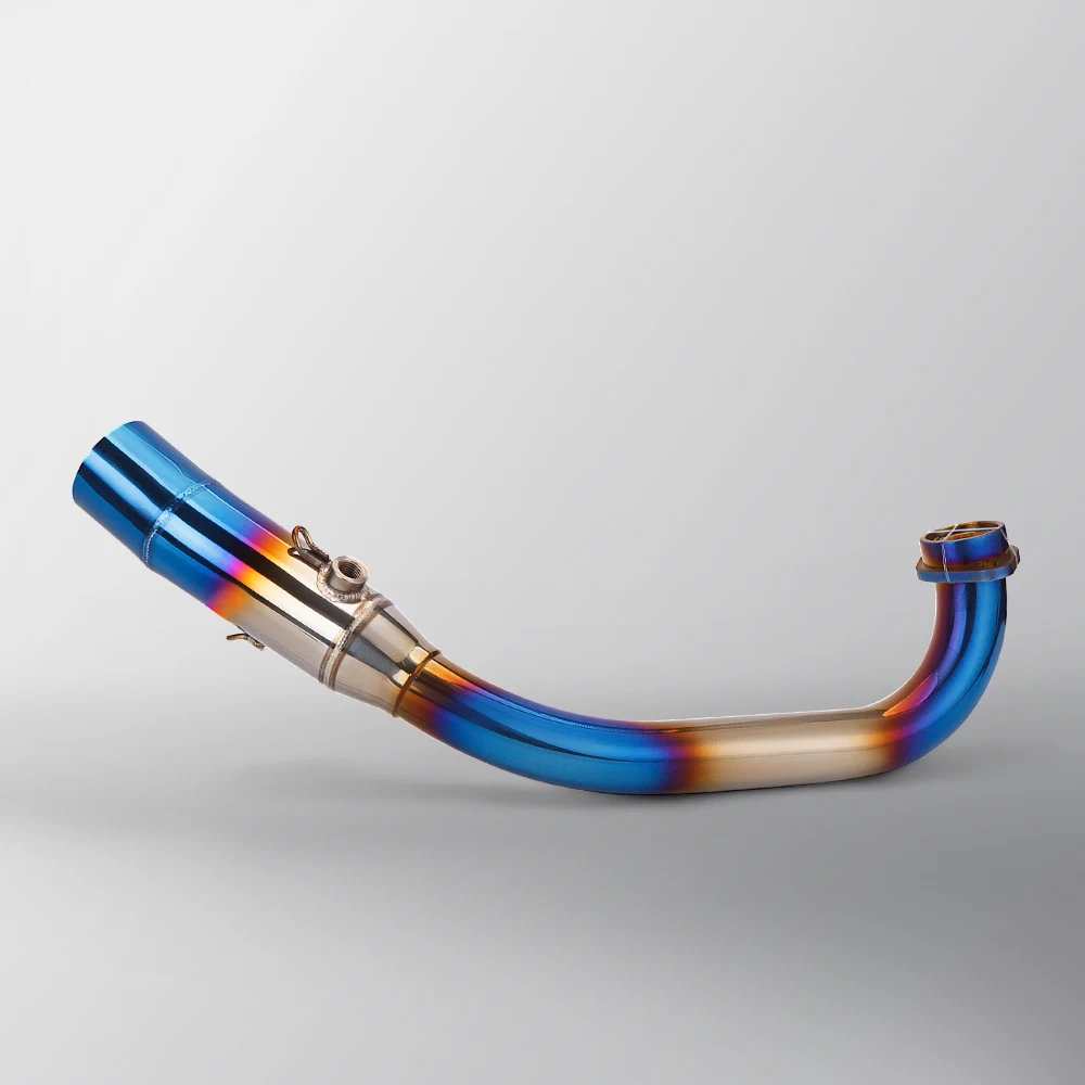 Silenciador de tubo de escape modificado para motocicleta, XMAX 300, codo SUS304, 2017-2023