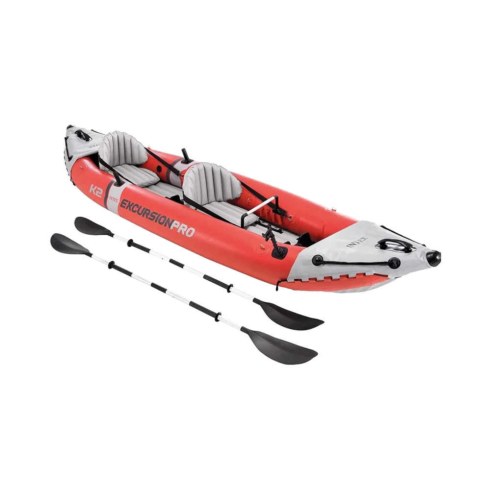 Intex 68309 Kayak inflable Excursion Pro 4m con bomba y casco – 2 personas