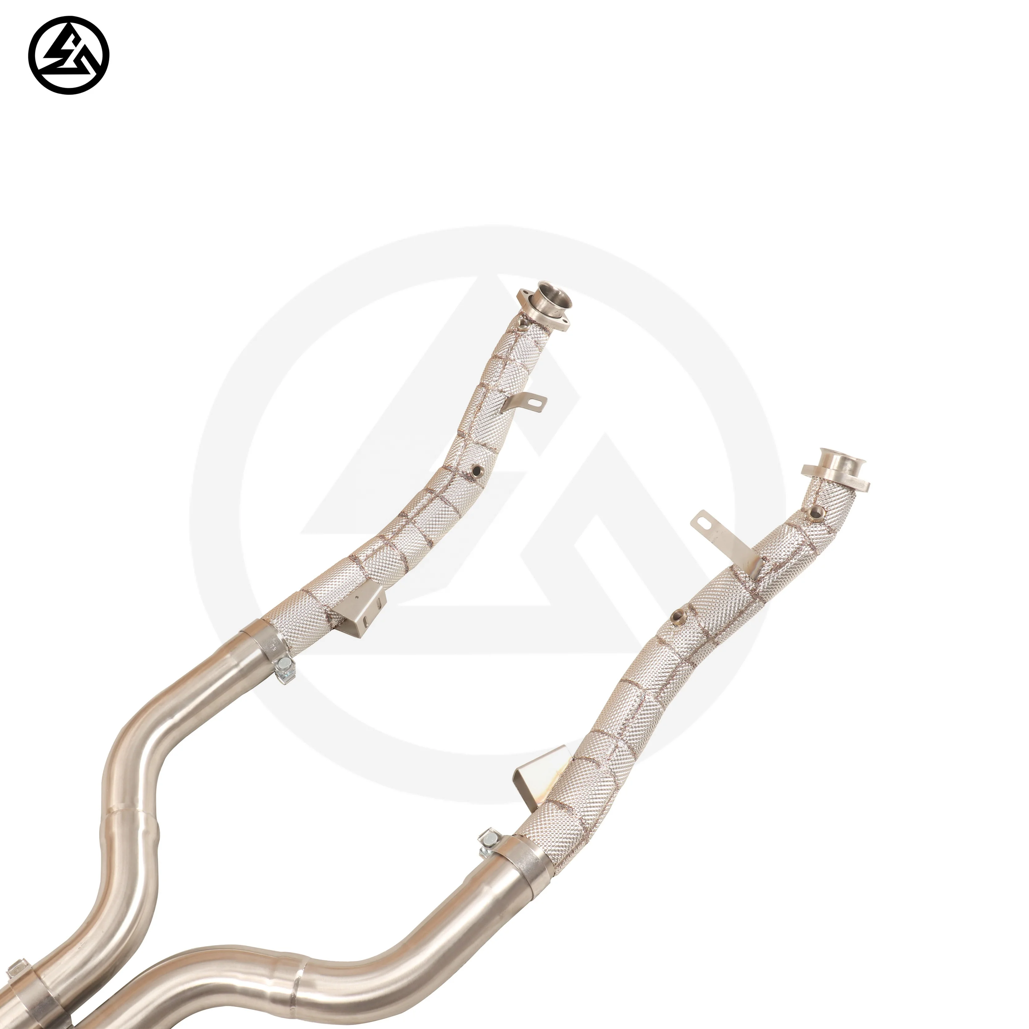 CSZ bajante de escape SS304 para Mercedes W221 5.5 V8 TT S63 2011-2015 tubo recto - imagen 4