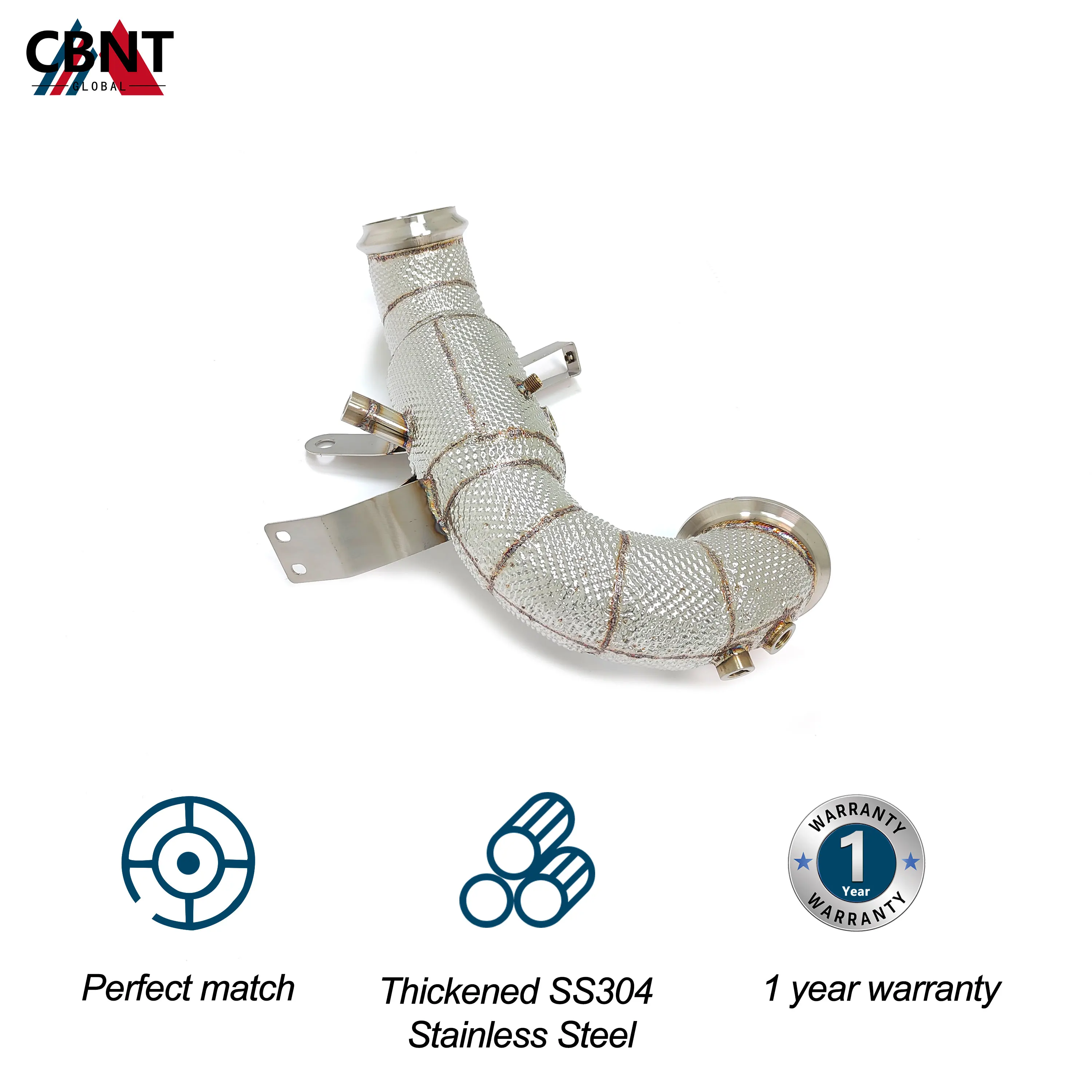 CBNT Downpipe Alto Flujo Mercedes-AMG A45 CLA45 GLA45 W177 - imagen 3