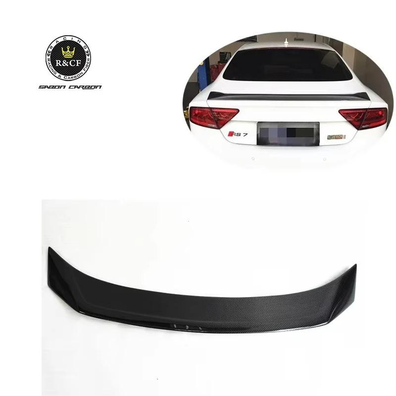 Alerón trasero carbono estilo KZ para Audi A7/S7/RS7 2013-2015