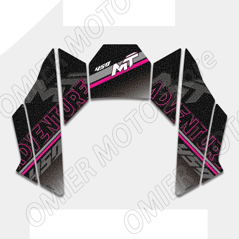 Protector de almohadilla de depósito para motocicleta 3M, pegatina esmerilada, calcomanías, accesorios para CFMOTO CF MOTO 450MT 450 MT - imagen 2