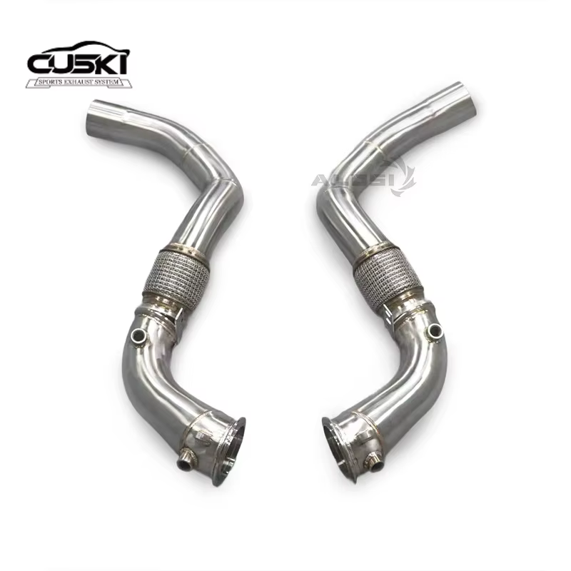 Bajante de escape de acero inoxidable para BMW X5 M F95 4.4 TT (2020-2024) - imagen 2