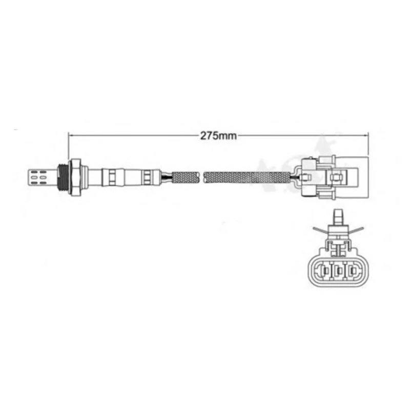 Sonda Lambda O2 Nissan Skyline RB25DET 22690-83T10 - imagen 5