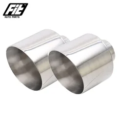 Terminal de escape trasero inoxidable 127mm