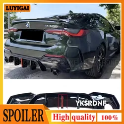 Difusor trasero BMW Serie 4 G22 G23 M Sport - Kit aerodinámico negro