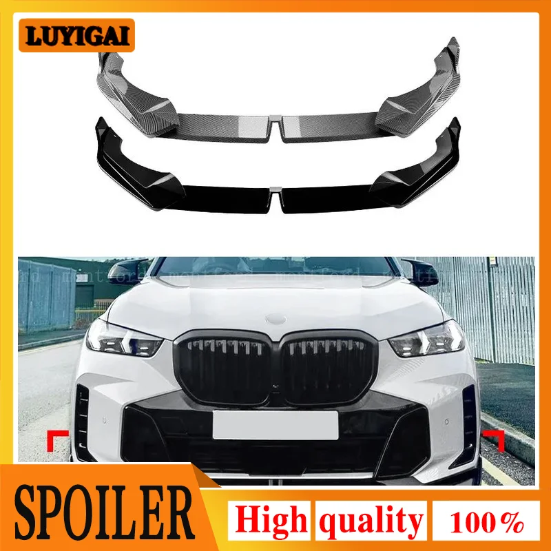Labio alerón parachoques delantero BMW X5 G05 LCI fibra carbono