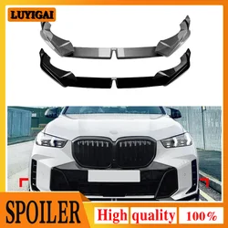 Labio alerón parachoques delantero BMW X5 G05 LCI fibra carbono