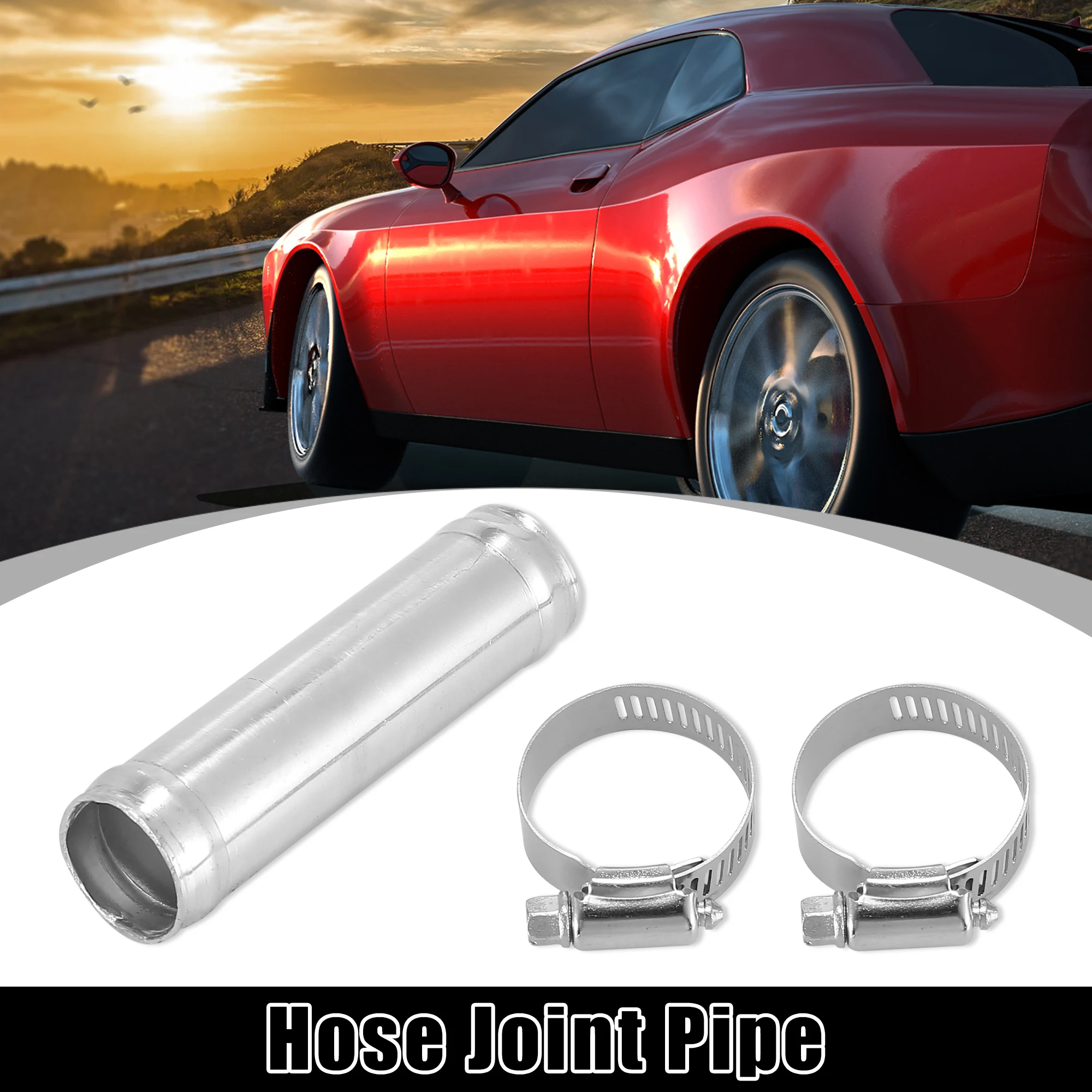 X Autohaux Tubo unión para intercooler de aluminio universal – 76 mm - imagen 2