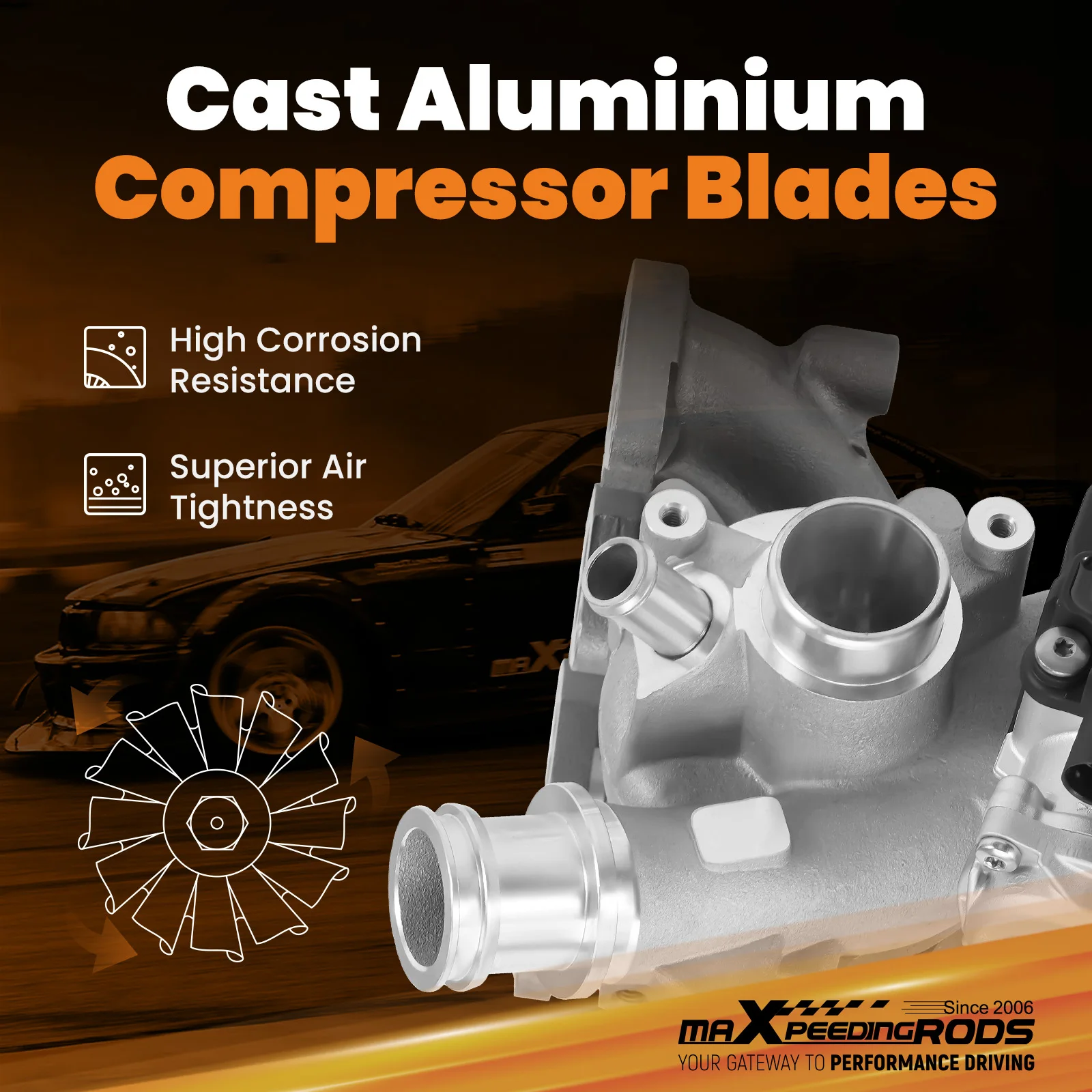 Turbocompresor MV 03F145701 para Audi A1/A3 y VW Polo 1.2 TFSI - imagen 4