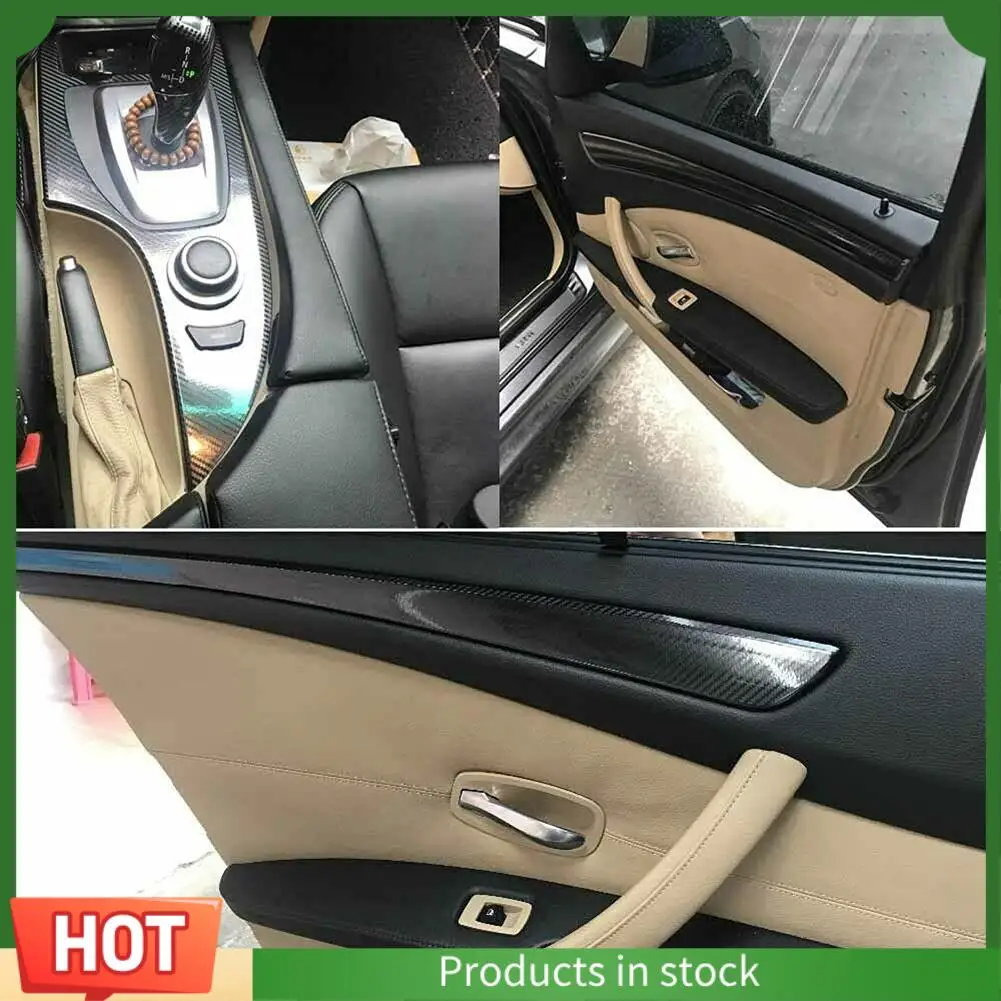 Vinilo fibra de carbono protector interior BMW Serie 5 E60 525i 530i - imagen 4