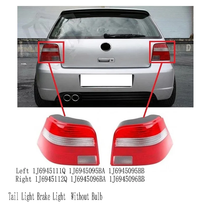 Para VW Golf 4 MK4 Hatchback 1998-2004 luz trasera carcasa de luz de freno sin bombilla - imagen 5