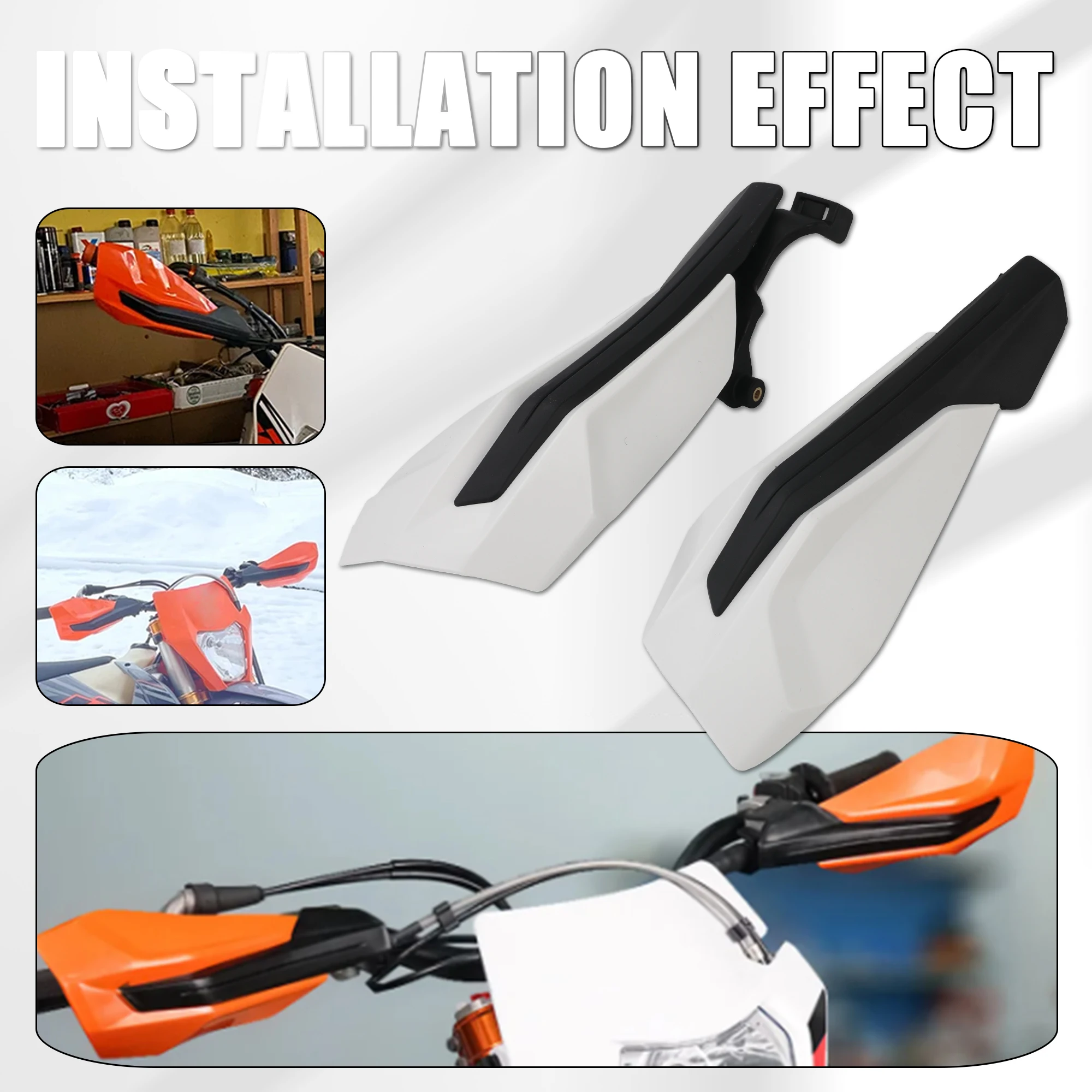 Guardamanos KTM EXC 300 enduro, protección de manos cruzada - imagen 4