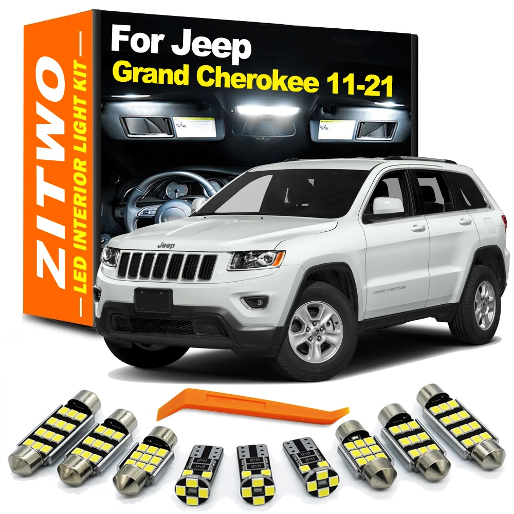 Kit de luces LED ZITWO para interior de Jeep Grand Cherokee