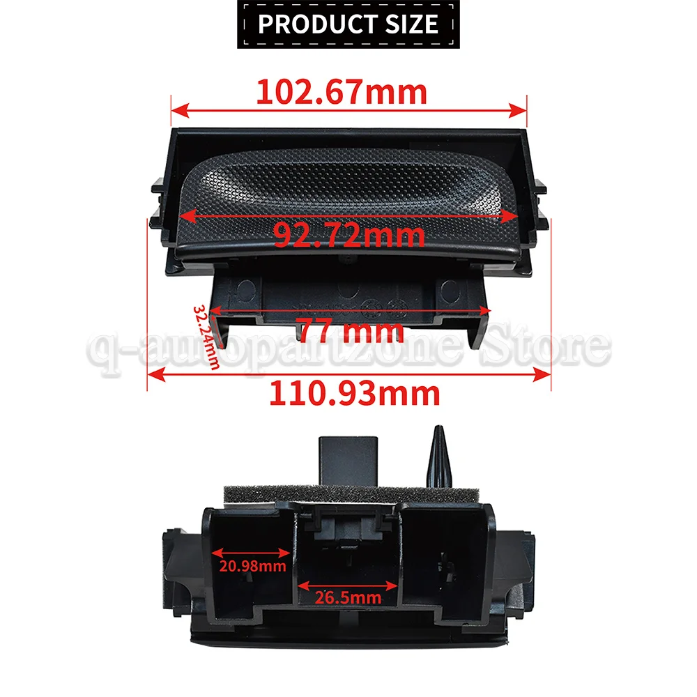 Maneta de maletero con microinterruptor Citroën C4 y Grand Picasso 2006-2013 - imagen 2