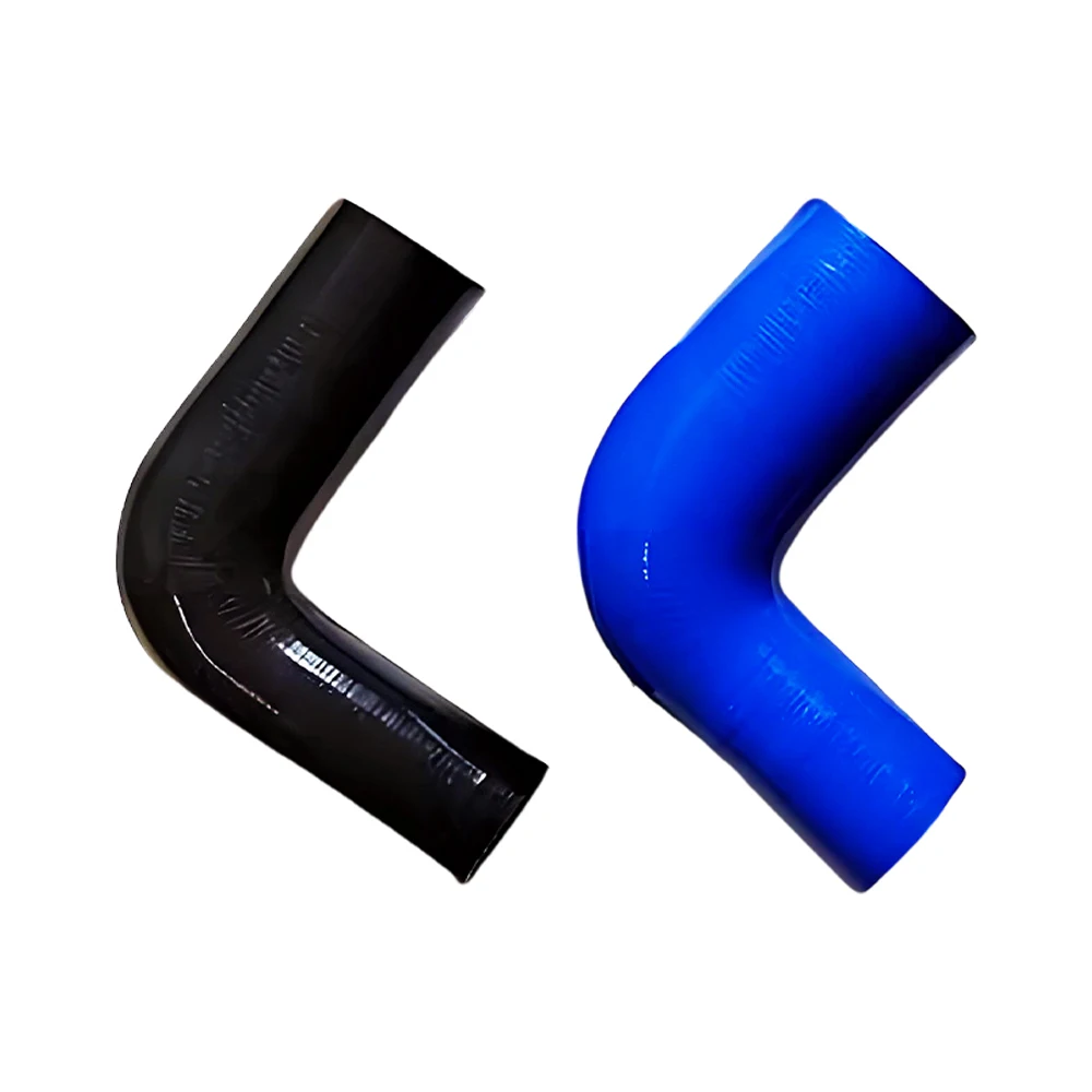 Manguera intercooler silicona reductora 90° azul y roja codo - imagen 3