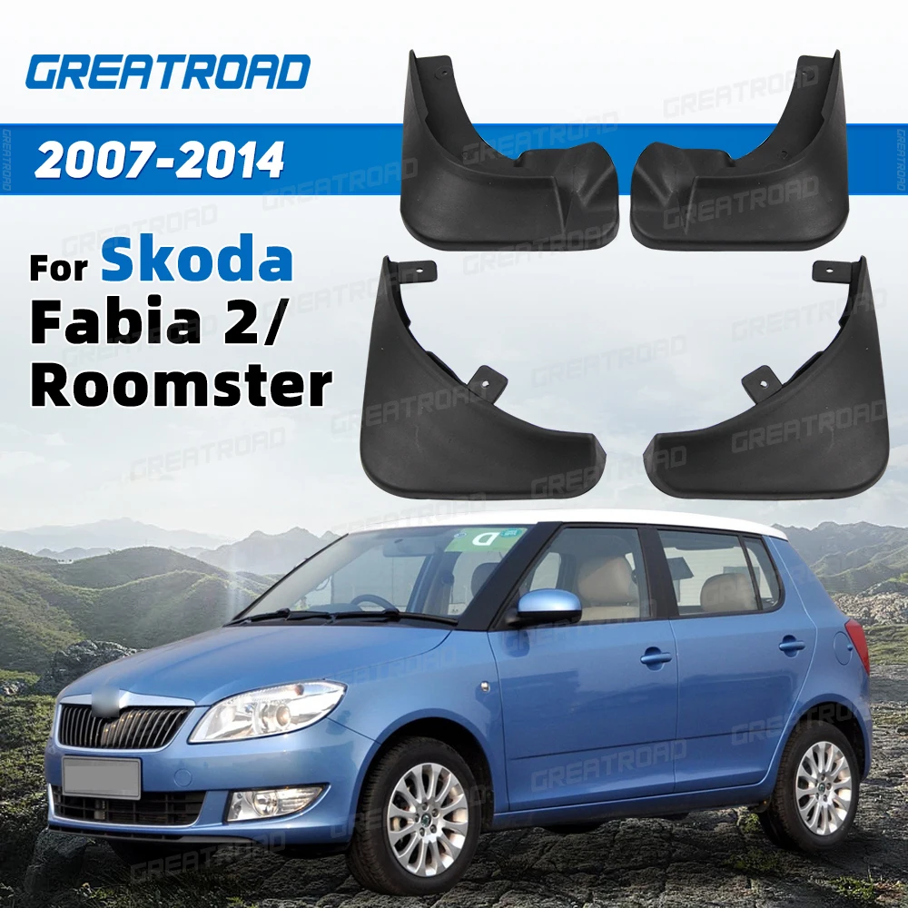 Juego salpicaderas Skoda Fabia 2 y Roomster 2007-2014