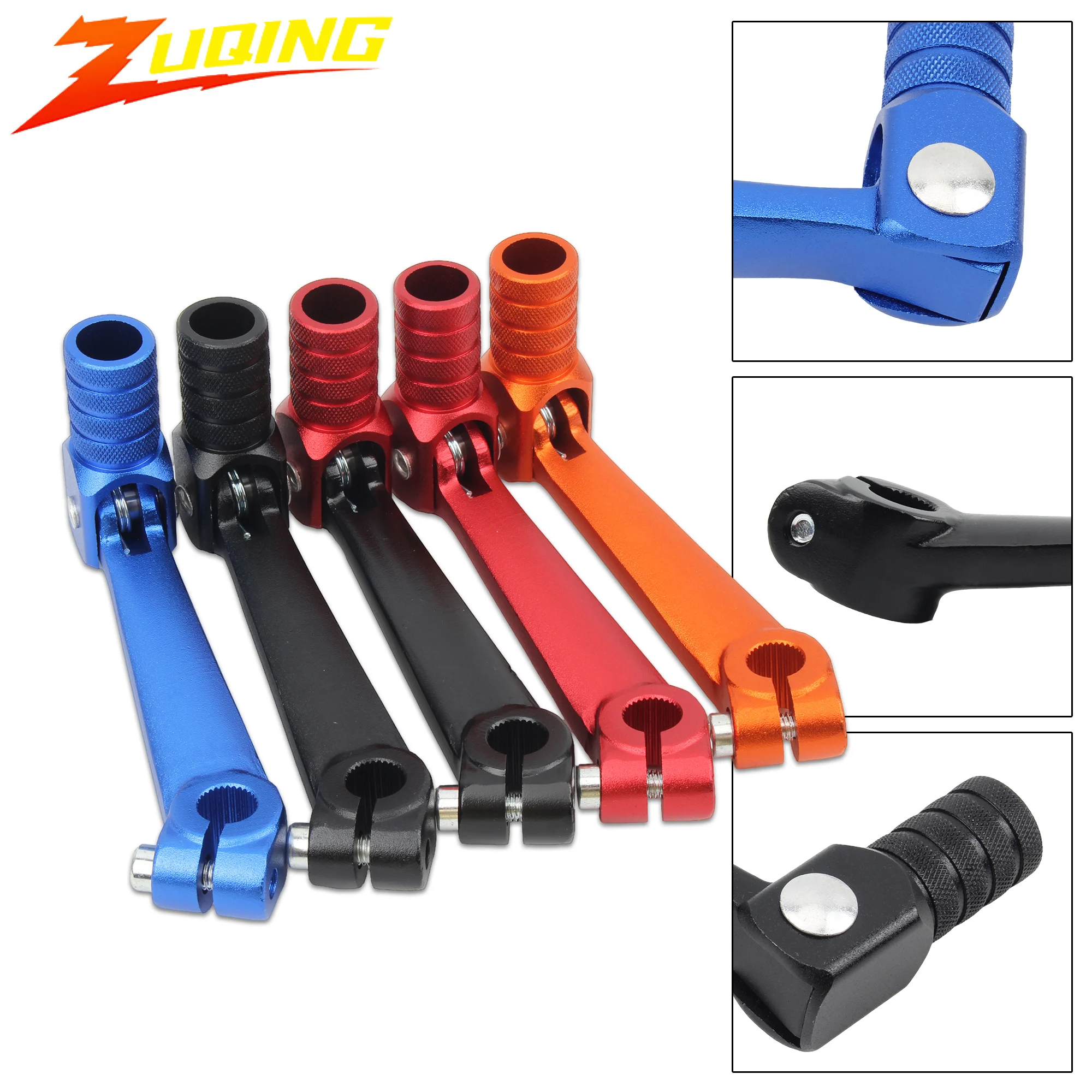 Palanca cambio CNC moto aluminio para Honda Suzuki Pit Bike