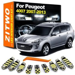 Kit luces LED interiores ZITWO – Peugeot 4007 (2007-2013)