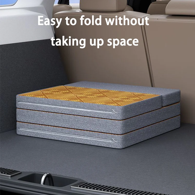 Cama plegable para coche en color gris