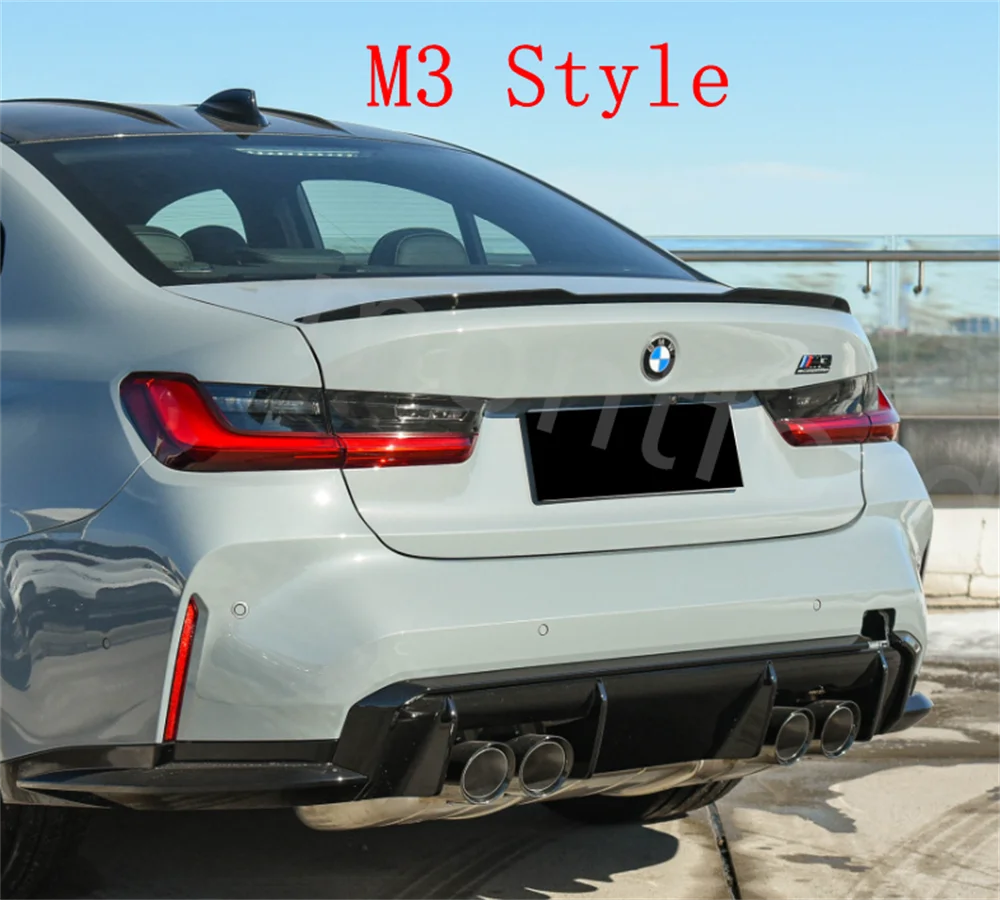 Alerón trasero ABS negro estilo M4 para BMW 4 Serie G20 2018-2024 - imagen 5