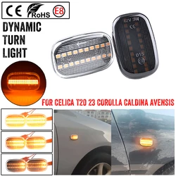 Intermitentes LED dinámicos laterales para Toyota Celica T20