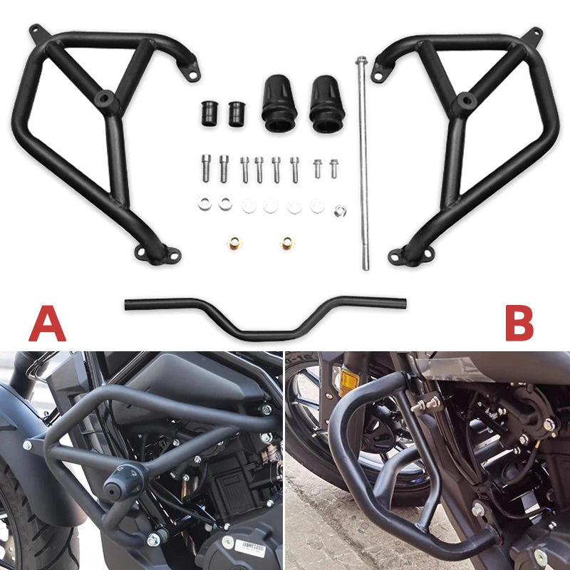 Parabarras ZONTES 125C C125 – defensa motor anticaída