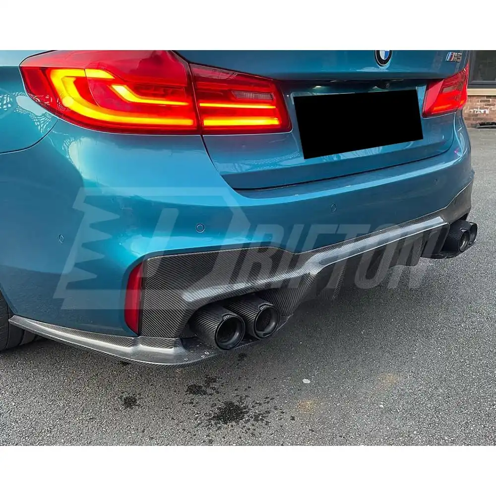 Difusor Trasero BMW F90 M5 Fibra Carbono 3D