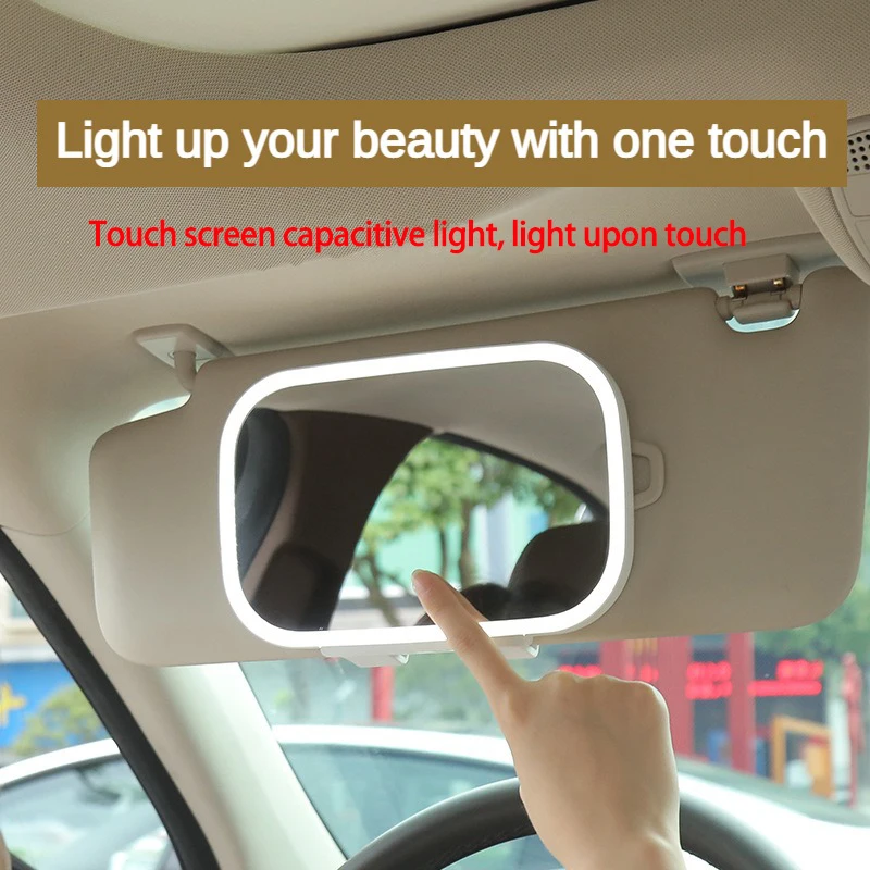 Espejo táctil LED interior con regulación 3 velocidades universal coche - imagen 2