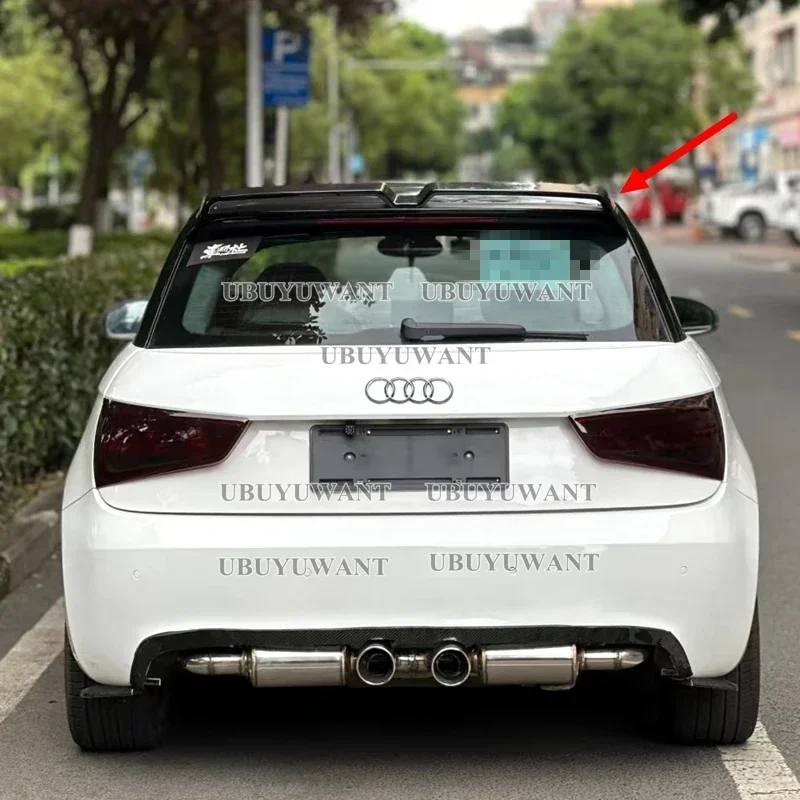 Kit alerón trasero techo fibra de carbono Audi A1 R18 2010-2014 - imagen 4