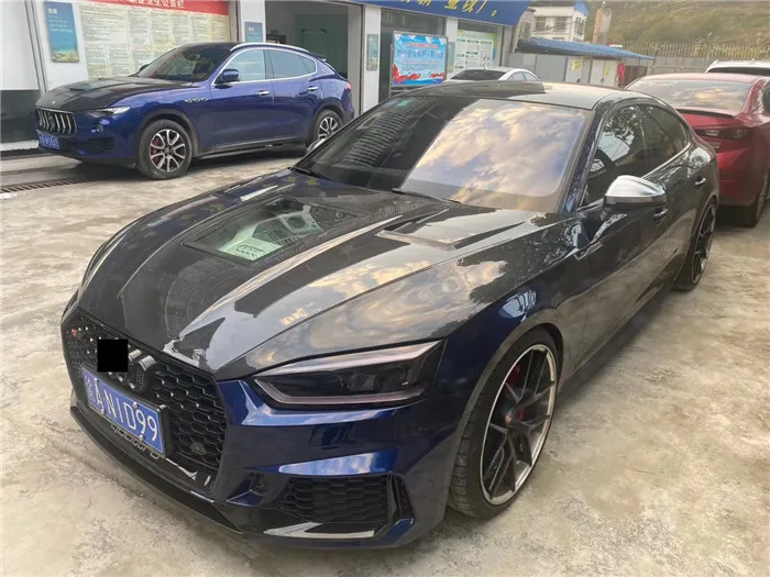 Capó fibra de carbono transparente para Audi A5 S5 RS5 - imagen 4