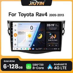 JIUYIN Radio 2DIN Android 13 con GPS para Toyota RAV4 2005-2013